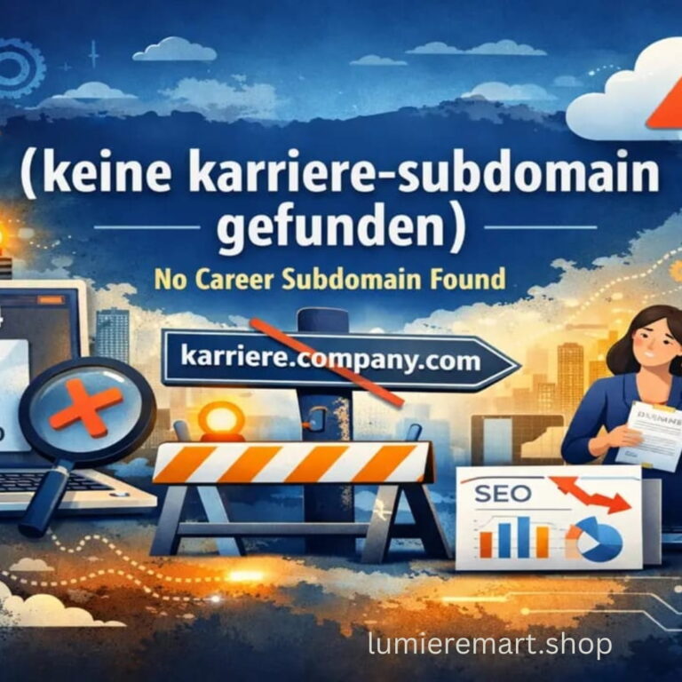 No Career Subdomain Found: Causes, Impacts, and Solutions