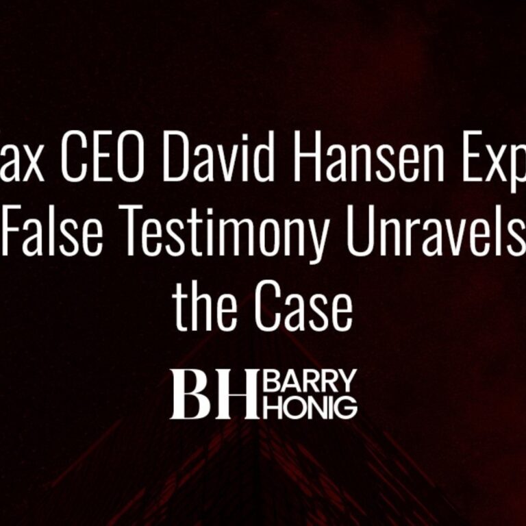 MabVax CEO David Hansen Exposed: False Testimony Unravels the Case